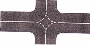 خطوط توجيه للاستدارة في المفترقات